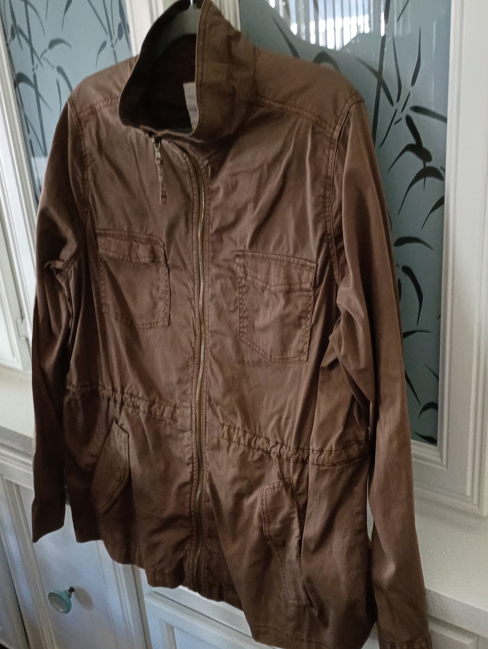Sonoma Brown Military-Style Field Jacket